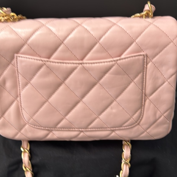 Pink Chanel Caviar Quilted MediumDouble Flap. / Light Pink. 🔥🔥FIRM PRICE - Picture 3 of 7